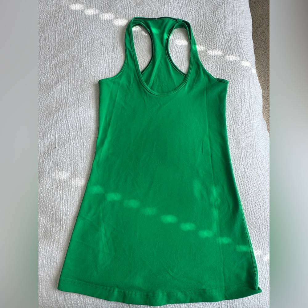 lululemon athletica Vibrant Green Tank Top